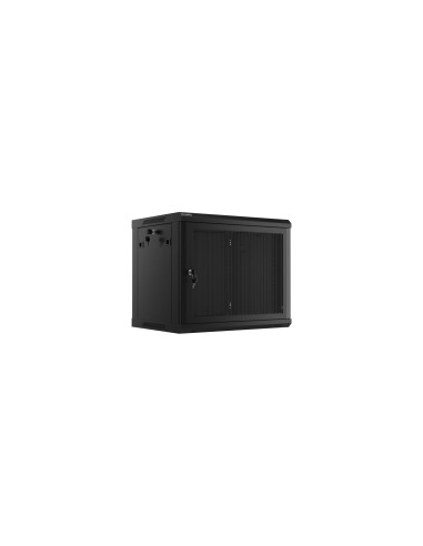 Lanberg WF01-6409-23B armario rack 9U Bastidor de pared Negro