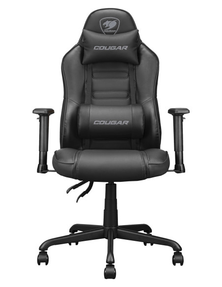 COUGAR Fusion S Black Silla para videojuegos de PC Asiento acolchado