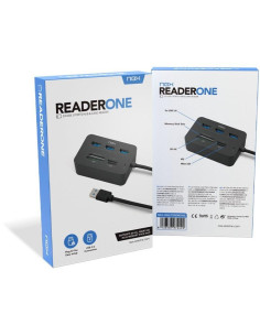 LECTOR DE TARJETAS NOX + HUB USB 3 2