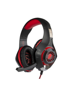 Blade FT2005 auricular y casco Auriculares Alámbrico Diadema Juego Negro, Rojo