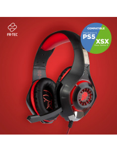 Blade FT2005 auricular y casco Auriculares Alámbrico Diadema Juego Negro, Rojo 2