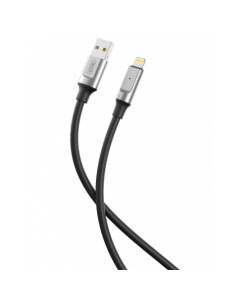CABLE NB251 CARGA RAPIDA USB - LIGHTNING | 6A | 1 METRO | NEGRO XO