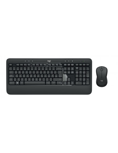 Logitech MK540 Advanced teclado RF inalámbrico QWERTZ Alemán Negro,