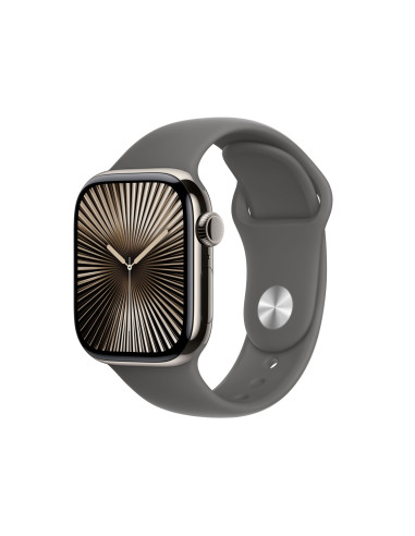 Apple Watch Series 10 OLED 42 mm Digital 374 x 446 Pixeles Pantalla táctil 4G Titanio Wifi GPS (satélite)