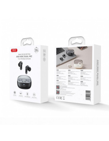 AURICULARES TWS BLUETOOTH CON CANCELACION RUIDO G42 NEGRO XO