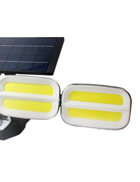 FOCO SOLAR CUÁDRUPLE CON SENSOR 800LM ELBAT