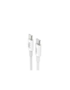 CABLE DE CARGA TIPO C TIPO C 240W BLANCO XO