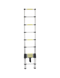 ESCALERA EXTENSIBLE ALUMINIO 12 PELDAÑOS 3.8 METROS MADER 2