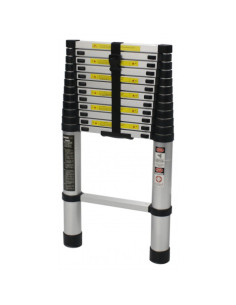 ESCALERA EXTENSIBLE ALUMINIO 12 PELDAÑOS 3.8 METROS MADER 2