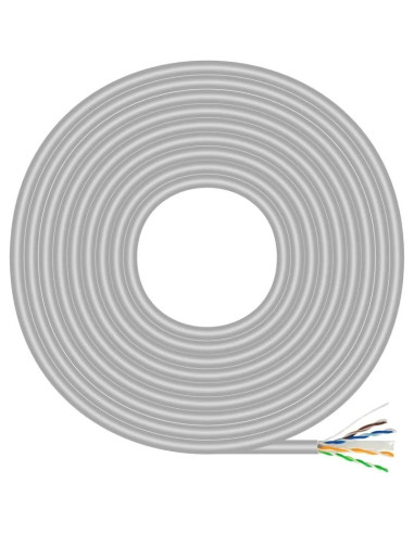 CABLE DE RED BOBINA CAT.6 UTP 100M AISENS GREY