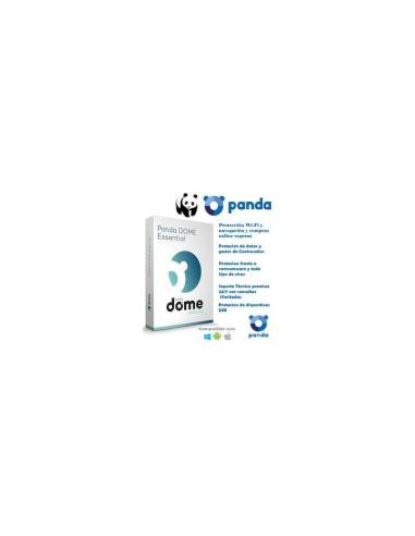 ANTIVIRUS PANDA DOME ESSENTIAL UNLIMITED 1 YEAR (LIC. ELECTRONICA)