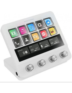 STREAM DECK MARS GAMING MSD-PRO | 10+4 TECLAS LCD | BLANCO
