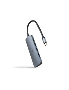 HUB USB-C 5 EN 1 | CONVERSOR USBC 3.1 A 3 X USBA 3.0 + USBC PD 100W +