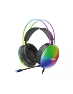 AURICULARES GAMING DIADEMA CON CABLE NEGRO GE11 XO