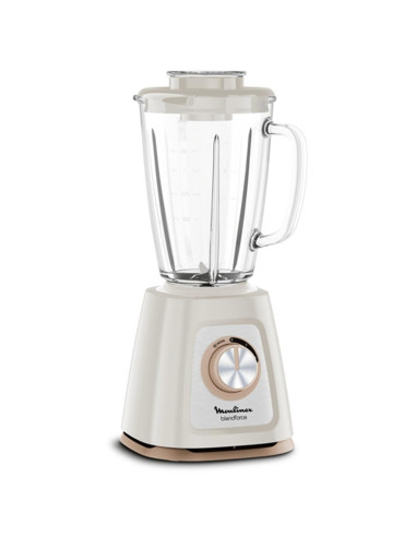 Moulinex LM430A10 Batidora de Vaso de Cristal 800W 1.75L Picahielo