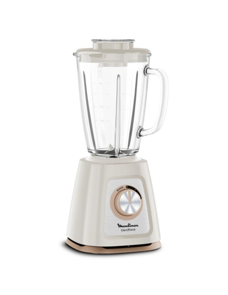Moulinex LM430A10 Batidora de Vaso de Cristal 800W 1.75L Picahielo