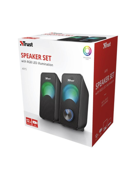 ALTAVOCES TRUST ARYS RGB 2.0 BLACK
