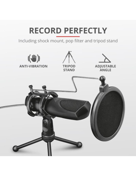 MICROFONO TRUST GXT 232 MANTIS STREAMING USB