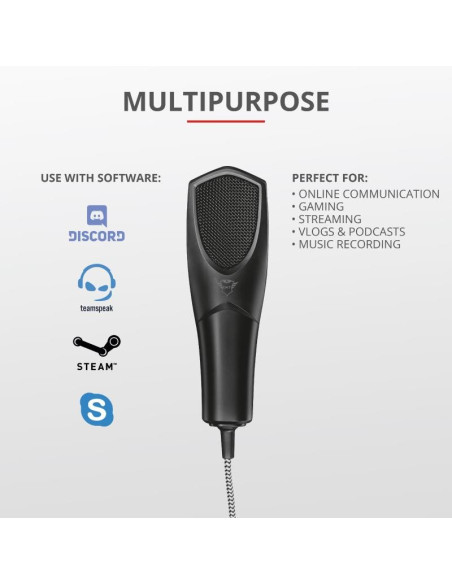 MICROFONO TRUST GXT 232 MANTIS STREAMING USB