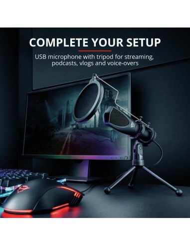 MICROFONO TRUST GXT 232 MANTIS STREAMING USB