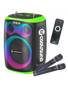 ALTAVOZ KARAOKE PORTATIL COOLSOUND BLAST 8\" 300W VERDE