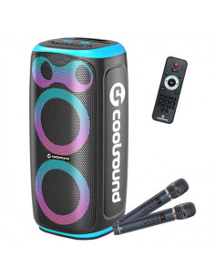 ALTAVOZ KARAOKE PORTATIL COOLSOUND BLAST PUMP 2X6.5\" 350W AZUL