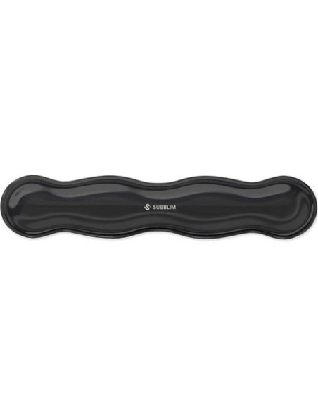 REPOSAMUÑECAS ERGO CRISTAL FLEX NEGRO SUBBLIM
