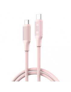 CABLE TIPO C A TIPO C 1METRO NBQ265B ROSA 60W XO