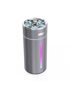 HUMIDIFICADOR PORTATIL CON RGB HF09 PLATA XO