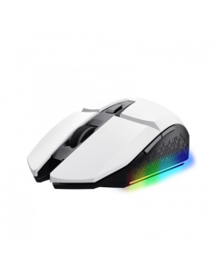 RATON GAMING INALAMBRICO RECARGABLE RGB BLANCO TRUST