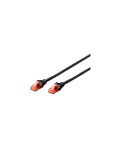 LATIGUILLO RJ45 CAT 6 3 MT EWENT NEGRO EW-6U-030BK