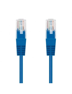 CABLE DE RED CAT.5 UTP FLEX 0.5M NANOCABLE BLUE