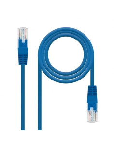 CABLE DE RED CAT.5 UTP FLEX 0.5M NANOCABLE BLUE 2