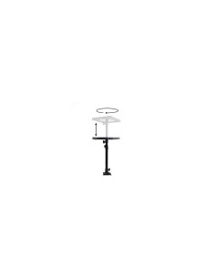 Phoenix mesa trÍ­pode para videoproyector y ordenador portátil altura máxima 1.5m acero negro PHPROYECTORTRIPOD 2