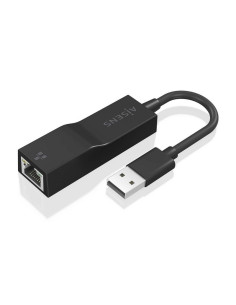 ADAPTADOR AISENS USB 3.0 A ETHERNET GIGA BLACK 2