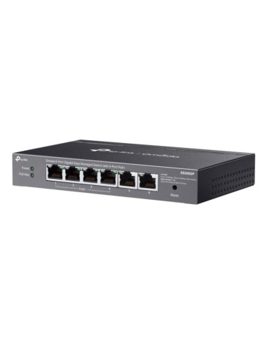 SWITCH TP-LINK ES206GP GIGABIT 6 PUERTOS POE+