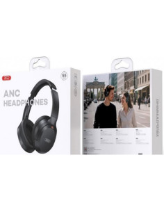 AURICULARES BLUETOOTH CON CANCELACION DE RUIDO BE53 NEGRO XO 2