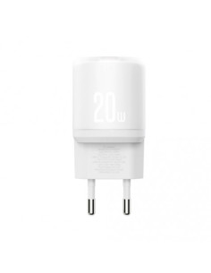 CARGADOR RAPIDO USB-A / USB-C 20W L144 BLANCO XO 2