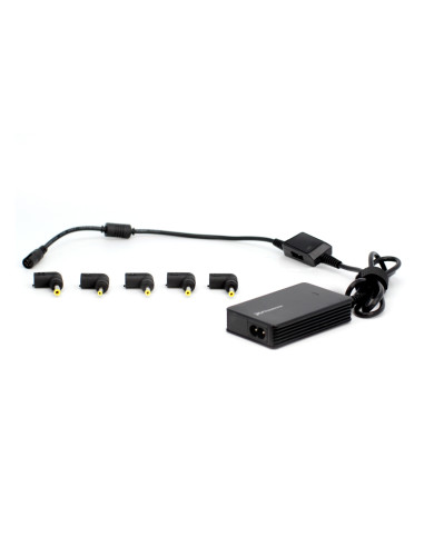 Cargador adaptador de corriente phoenix universal automatico 40w para portatiles y netbooks con puerto usb negro PHCHARGER40+