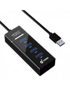 HUB USB 2.0 4 PUERTOS CROMAD