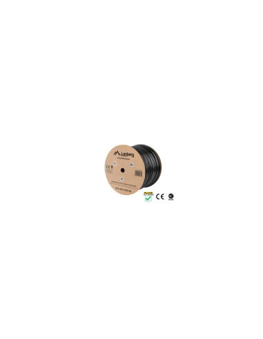 Lanberg LCF6-30CU-0305-BK cable de red Negro 305 m Cat6