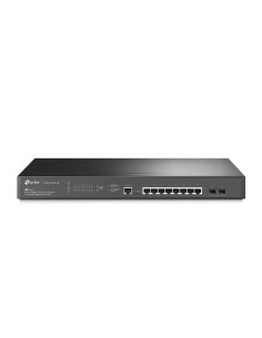 SWITCH TP-LINK OMADA L2+ 8 PUERTOS 2 SFP+10G POE+