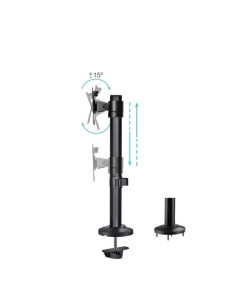 SOPORTE DE MESA TV MONITOR TOOQ REG.ALTURA GIR. INCL. 17 - 32 BLACK 2