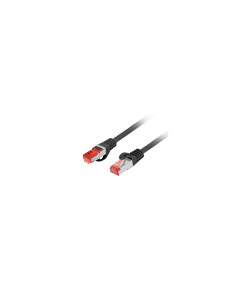 Lanberg PCF6-10CU-0025-BK cable de red Negro 0,25 m Cat6 F/UTP (FTP)