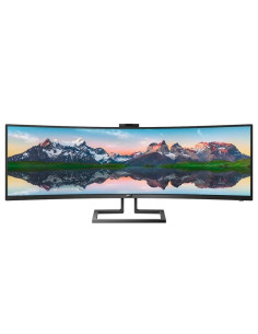 MONITOR PHILIPS 49 DUAL QHD MULTIMEDIA REG ALTURA CURVO HDMI DP BLACK