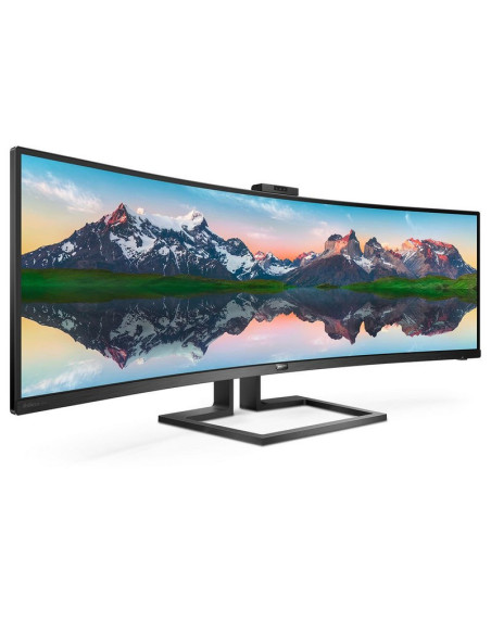 MONITOR PHILIPS 49 DUAL QHD MULTIMEDIA REG ALTURA CURVO HDMI DP BLACK