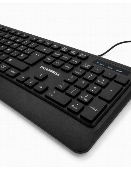 TECLADO + RATON ENTERPRISE PRO KM102 ISLE USB BLACK
