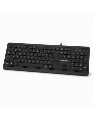 TECLADO + RATON ENTERPRISE PRO KM102 ISLE USB BLACK