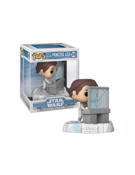 Funko pop deluxe star wars princesa leia en la batalla de la base en echo 45901