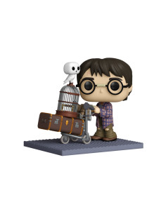 Funko pop deluxe harry potter harry empujando el carro con hedwig 57360